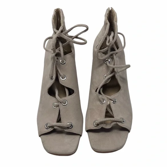 Vince Camuto Nahara Cage Sandal Corset Tie Heel - Picture 3 of 7